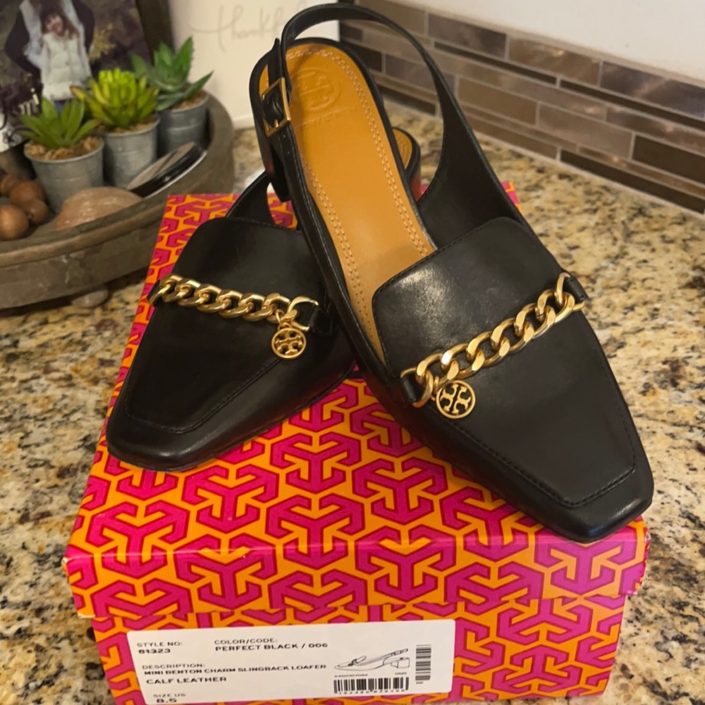 Tory Burch slingback loafer